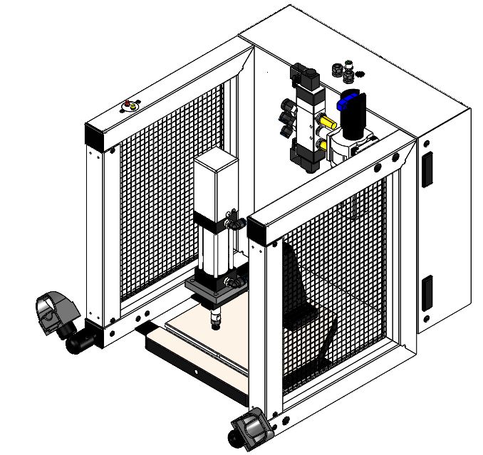 Pneumatic  Press P-1019