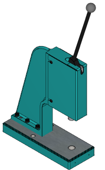 Custom 2 Ton Arbor Press Manufactured by Janesville Tool
