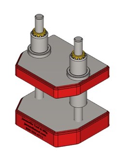 #2 MDSB Die Set with Linear Ball Bushings