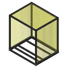 Guard cage for pneumatic arbor press
