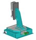 Use our 3D modeling tool to view the A-3066 press in greater detail. A-3066 Precision Pneumatic Benchtop Press Rear View