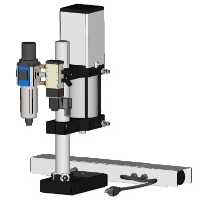 EC-66 1/4 Ton Adjustable Precision Pneumatic Arbor Press | USA