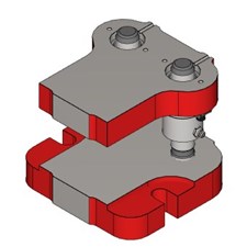 2 post flanged die set for arbor presses