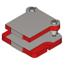 2 post flanged die set for arbor press