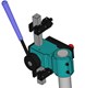 This AP-810-FS Hand Press has an adjustable head and a full stroke lock. AP-810-FS 1/2 Ton Precision Adjustable Head Lever Press with Full Stroke Lock