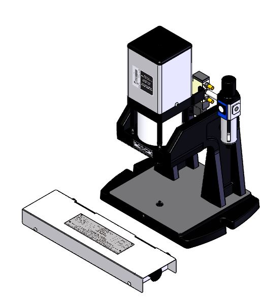 EC66 1/4 Ton Adjustable Precision Pneumatic Arbor Press USA made air