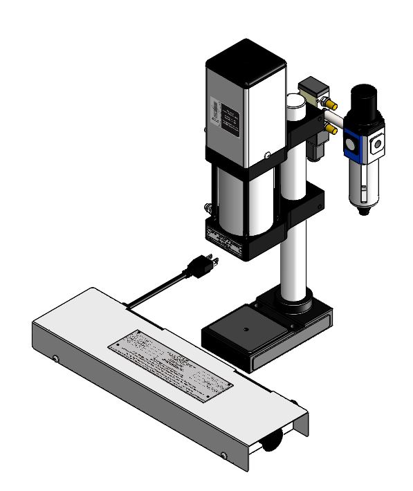 JT&M - 1/4 Ton Adjustable Precision Pneumatic Press – Model #EC-66
