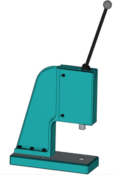 This is the T-960 2 Ton Toggle Manual Press model T-960 Precision Toggle Manual Benchtop Lever Press