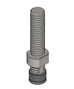 .5 X 2.5 inch tool adapter for arbor press