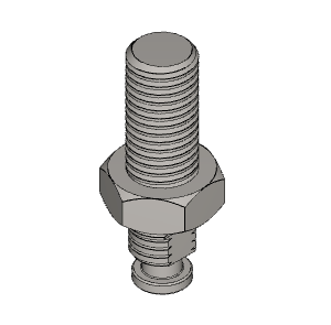 .75 X 1.5 inch tooling adapter for arbor press
