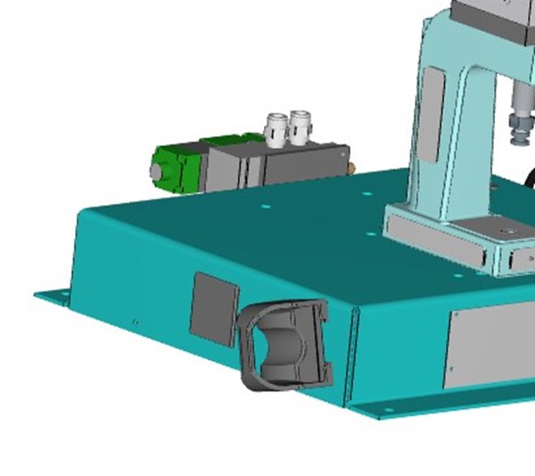 Version A-0066-OT includes optic button. A-0066 Pneumatic Arbor Press Machine with Optic Button 1/4 Ton
