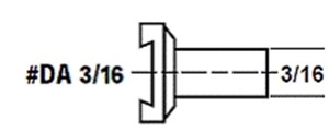 DA3/16 (Dovetail Adapter 3/16