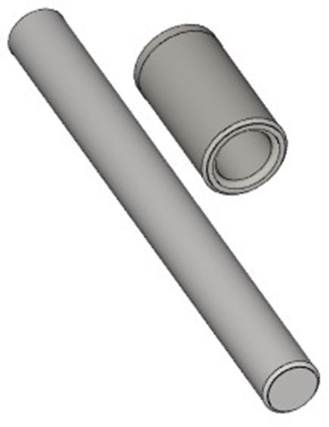 Janesville Tool’s guide posts and bushings are made to last Separate guide post and bushing alternate view of PB6 from Janesville Tool