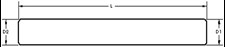 2MDS-3 (3/8" Dia. x 3.50" Long) Straight Guide Post