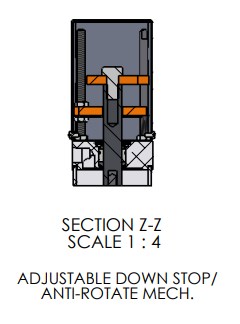 Adjustable Down Stop for A-3151 Arbor Press