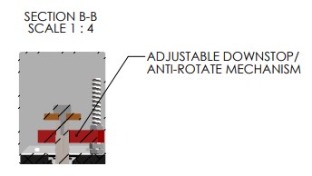 Adjustable Down Stop for A-5453 Pneumatic Arbor Press