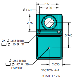 AP-810 Hand Arbor Press Bore