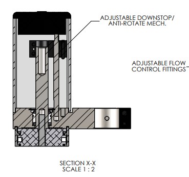 Adjustable Down Stop for the E-66 Precision Pneumatic Arbor Press