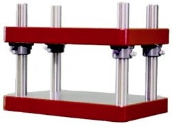 pneumatic and manual Arbor press die for forming and other metal applications