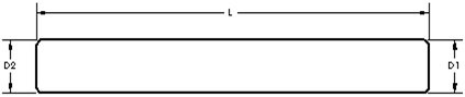 Straight Guide Posts - 3/8 inch through 5/8 inch