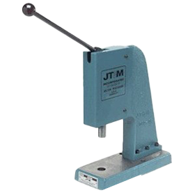 Arbor press for rivet work